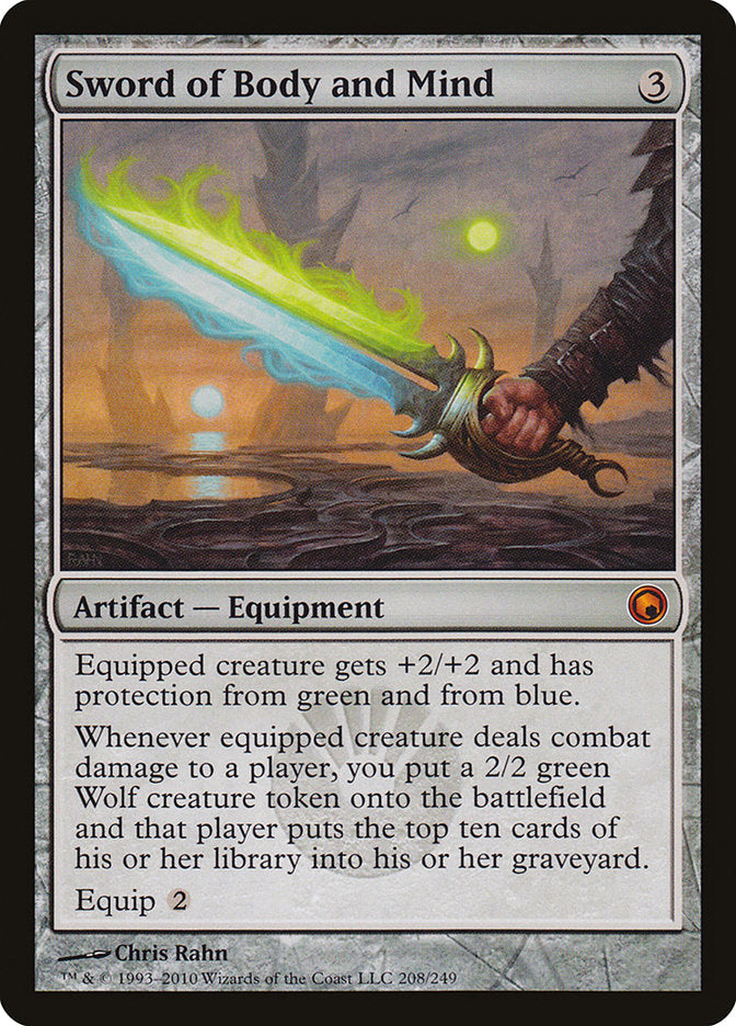 Sword of Body and Mind [Scars of Mirrodin] Magic: The Gathering