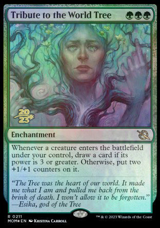 Tribute to the World Tree [March of the Machine Prerelease Promos] Magic: The Gathering