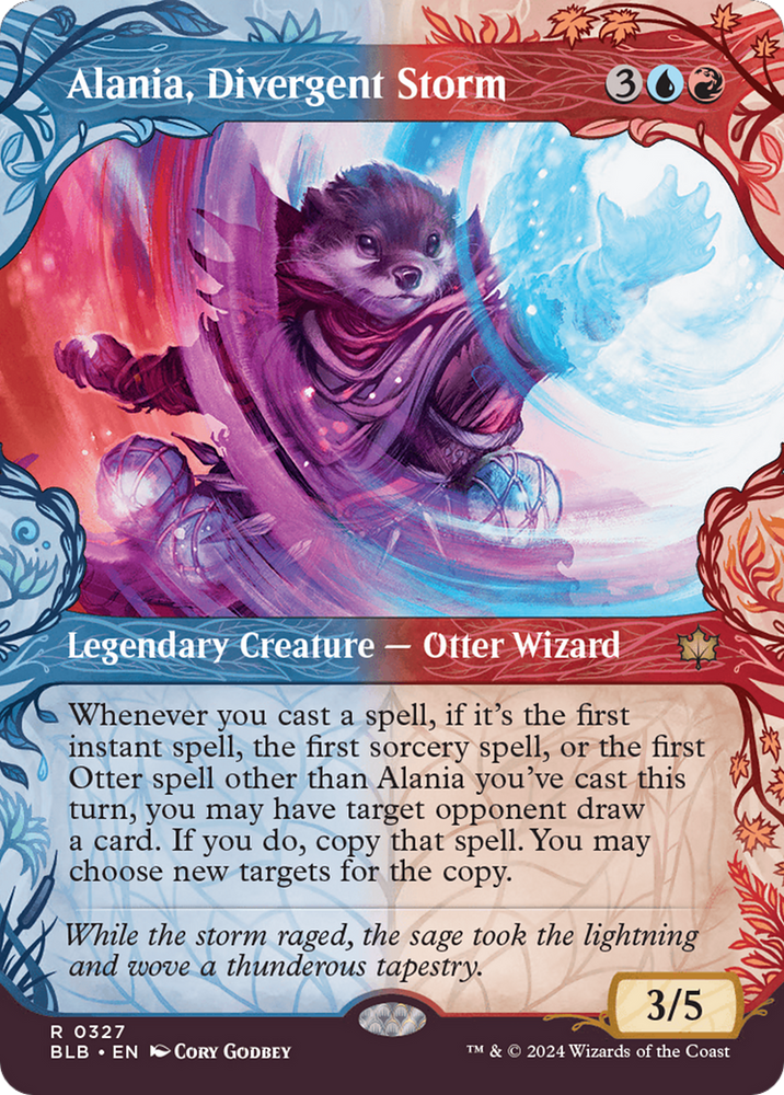 Alania, Divergent Storm (Showcase) [Bloomburrow] Magic: The Gathering