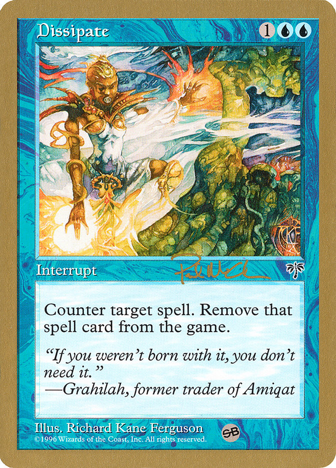 Dissipate (Paul McCabe) [World Championship Decks 1997] Magic: The Gathering