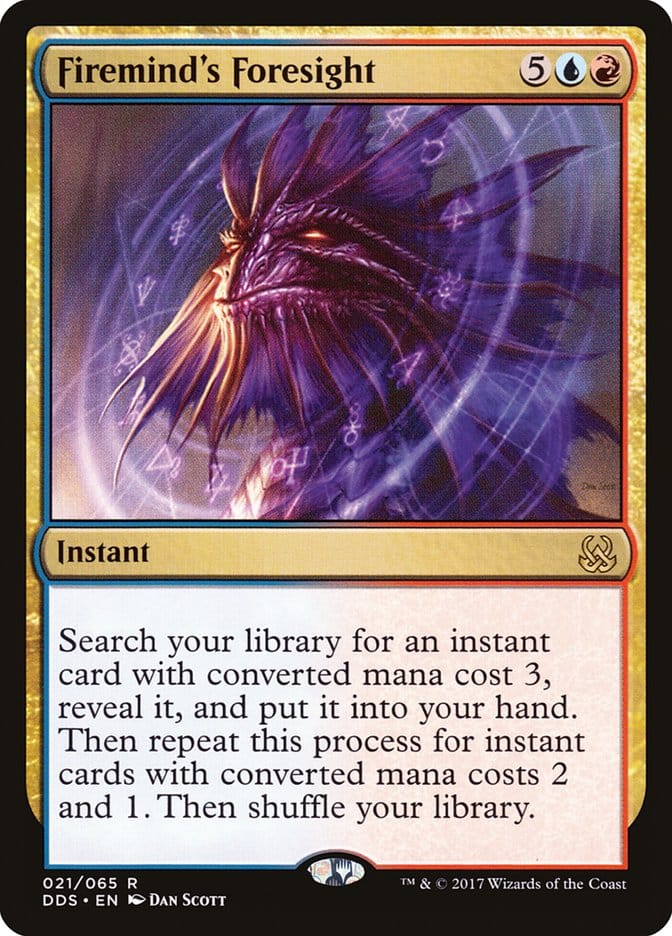 Firemind's Foresight [Duel Decks: Mind vs. Might] Magic: The Gathering