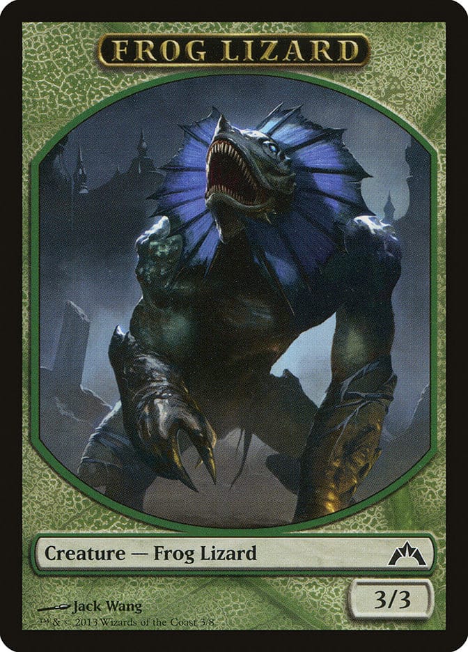 Frog Lizard Token [Gatecrash Tokens] Magic: The Gathering