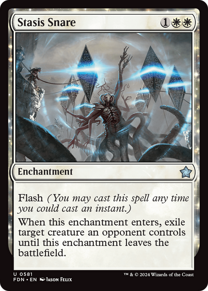 Stasis Snare [Foundations] Magic: The Gathering