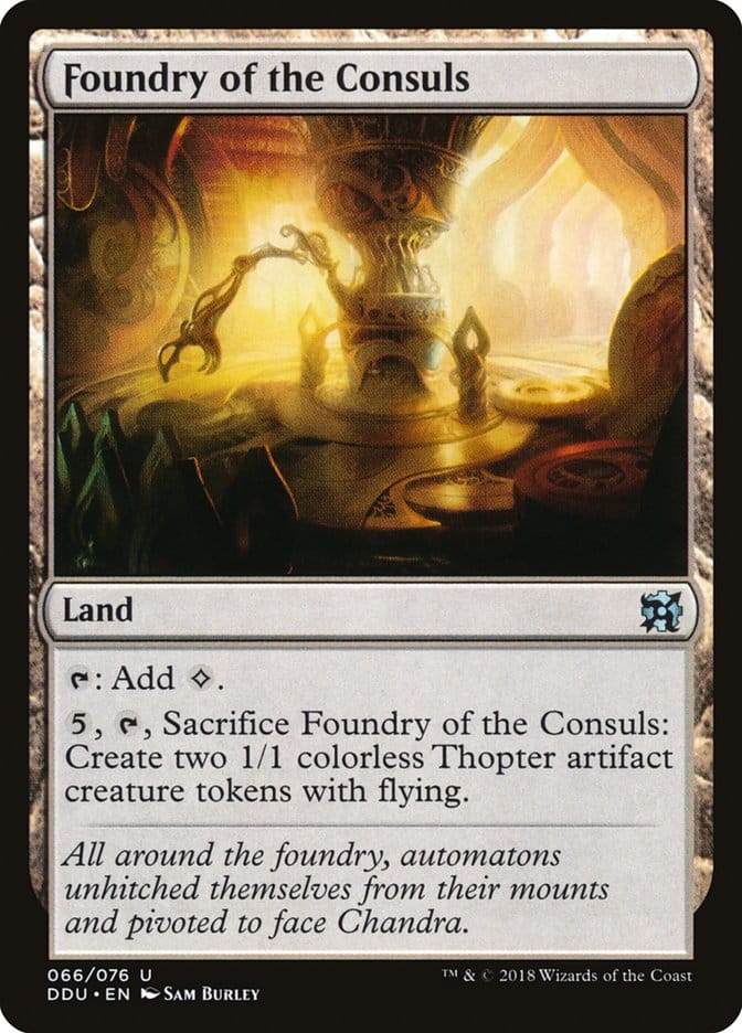 Foundry of the Consuls [Duel Decks: Elves vs. Inventors] Magic: The Gathering