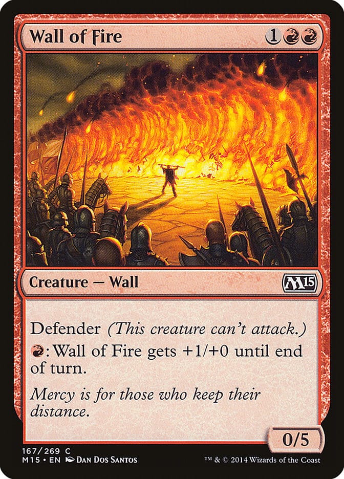 Wall of Fire [Magic 2015] Magic: The Gathering