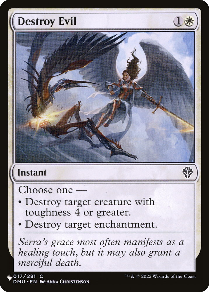 Destroy Evil [The List] Magic: The Gathering