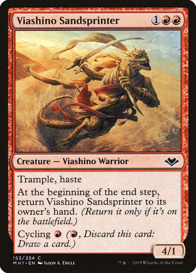 Viashino Sandsprinter [Modern Horizons] Magic: The Gathering