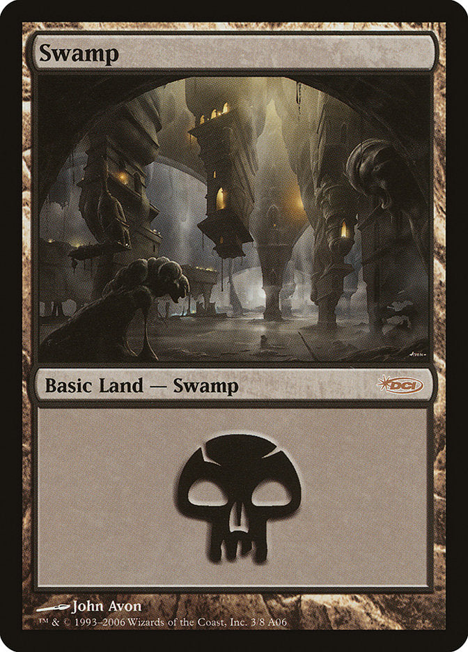 Swamp (3) [Arena League 2006] Magic: The Gathering
