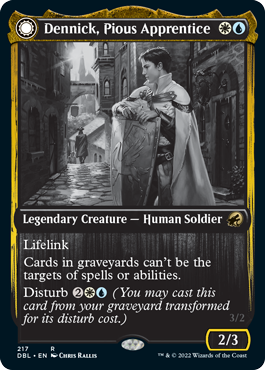 Dennick, Pious Apprentice // Dennick, Pious Apparition [Innistrad: Double Feature] Magic: The Gathering