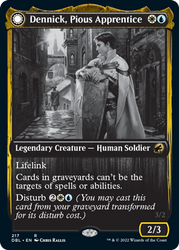 Dennick, Pious Apprentice // Dennick, Pious Apparition [Innistrad: Double Feature] Magic: The Gathering