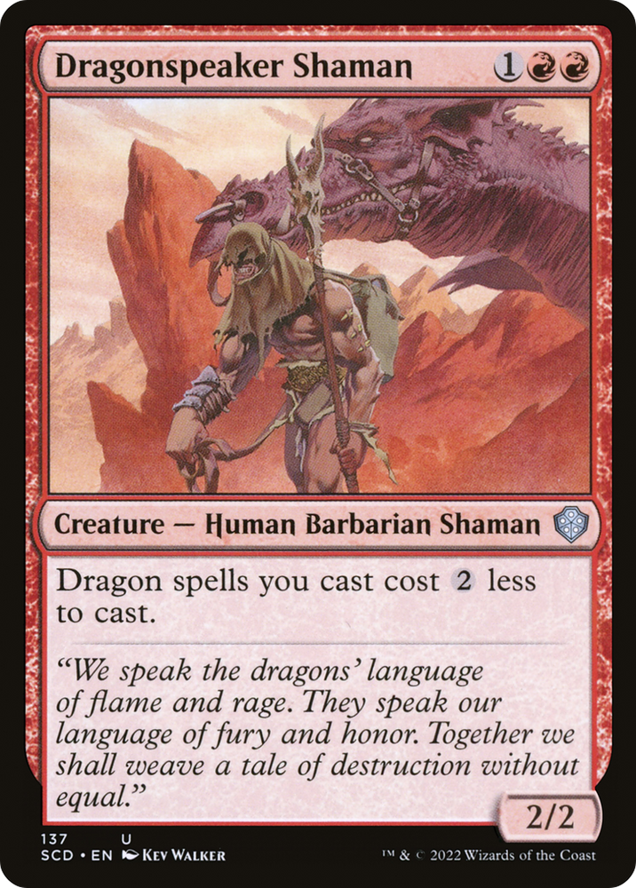 Dragonspeaker Shaman [Starter Commander Decks] Magic: The Gathering