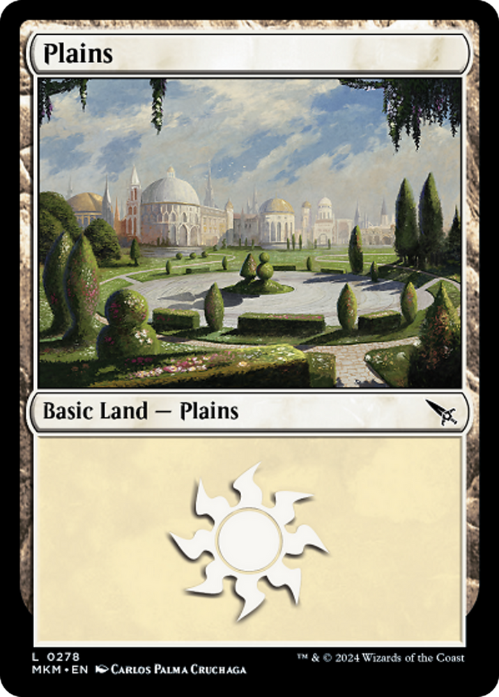 Plains (0278) [Murders at Karlov Manor] Magic: The Gathering