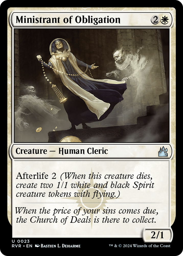 Ministrant of Obligation [Ravnica Remastered] Magic: The Gathering