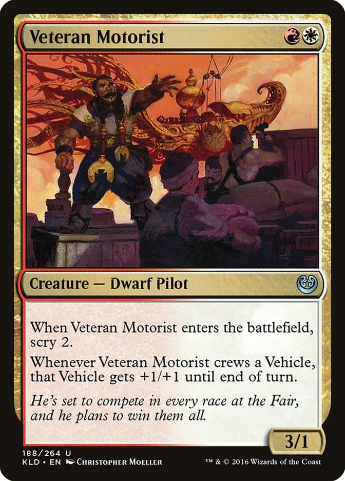 Veteran Motorist [Kaladesh] Magic: The Gathering