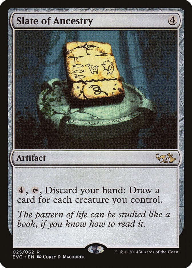 Slate of Ancestry (Elves vs. Goblins) [Duel Decks Anthology] Magic: The Gathering