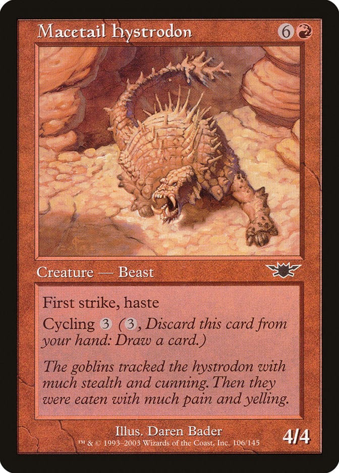 Macetail Hystrodon [Legions] Magic: The Gathering