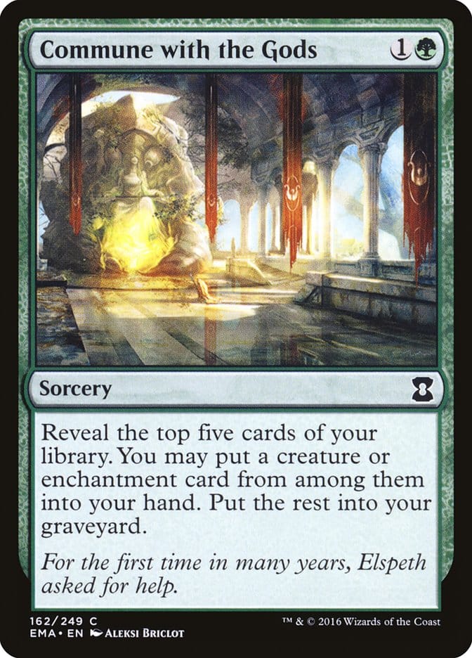 Commune with the Gods [Eternal Masters] Magic: The Gathering