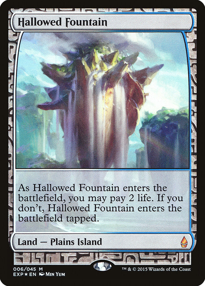 Hallowed Fountain [Zendikar Expeditions] Magic: The Gathering