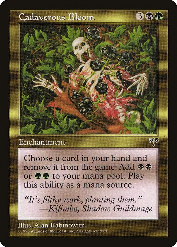 Cadaverous Bloom [Mirage] Magic: The Gathering