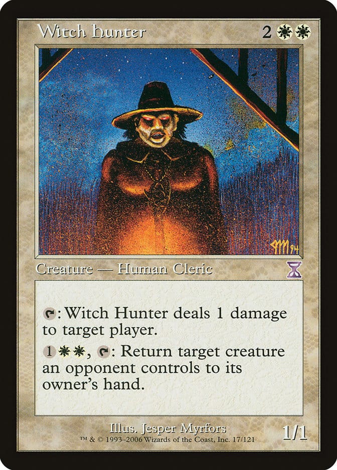Witch Hunter [Time Spiral Timeshifted] Magic: The Gathering