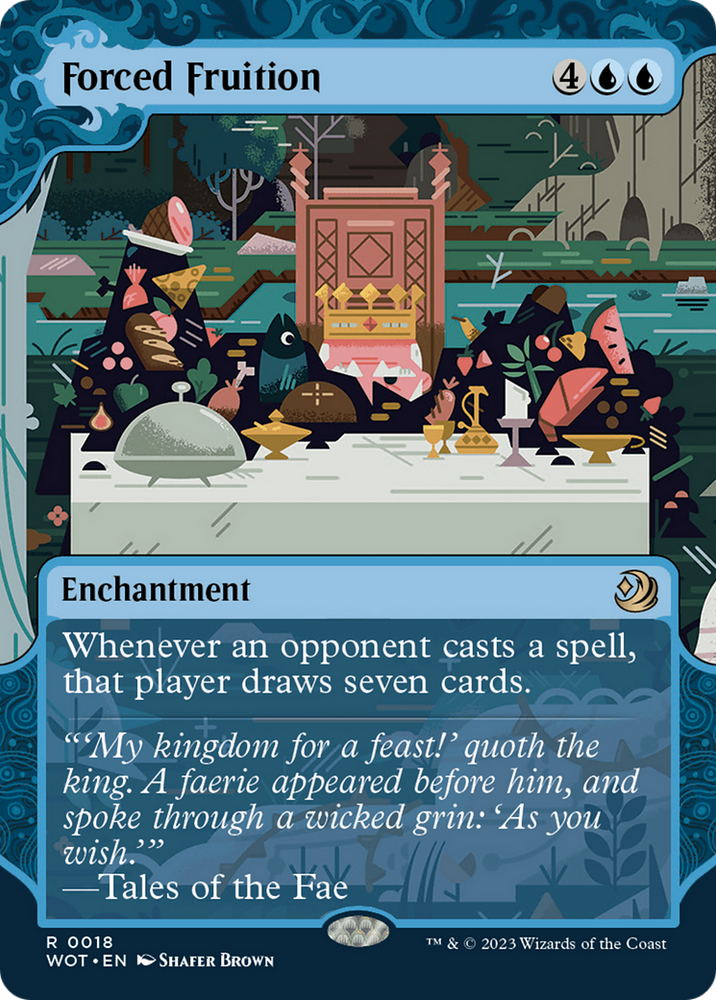Forced Fruition [Wilds of Eldraine: Enchanting Tales] Magic: The Gathering