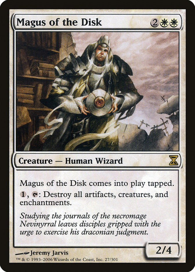 Magus of the Disk [Time Spiral] Magic: The Gathering