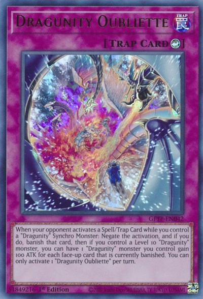 Dragunity Oubliette [GFTP-EN042] Ultra Rare - Yugioh Cards For Your TCG Needs!