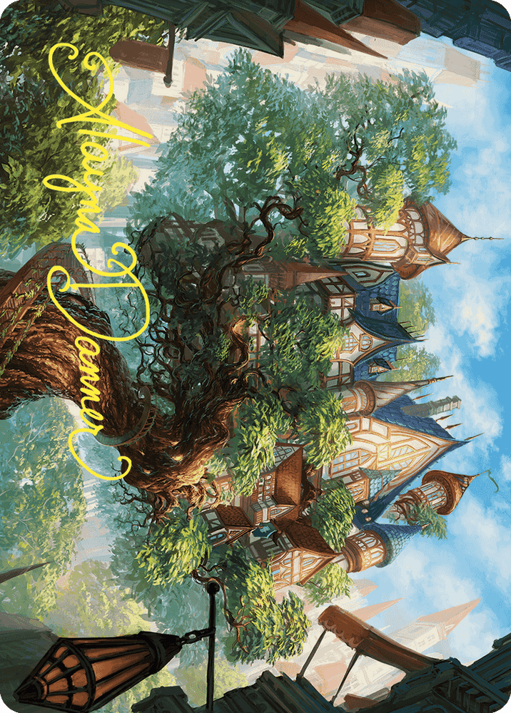 Edgewall Inn Art Card (Gold-Stamped Signature) [Wilds of Eldraine Art Series] Magic: The Gathering