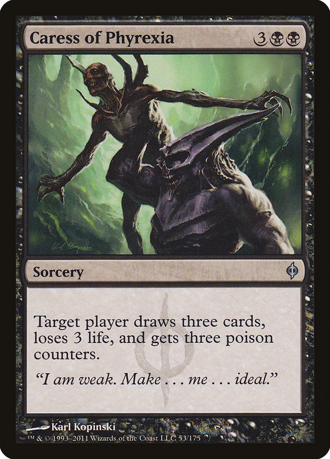Caress of Phyrexia [New Phyrexia] Magic: The Gathering