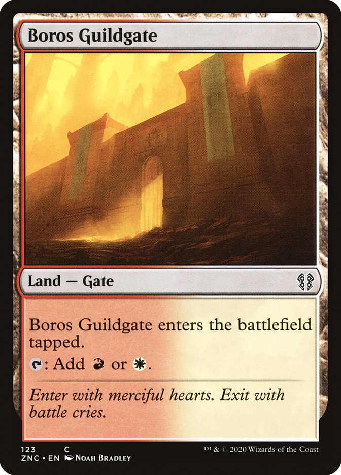Boros Guildgate [Zendikar Rising Commander] Magic: The Gathering