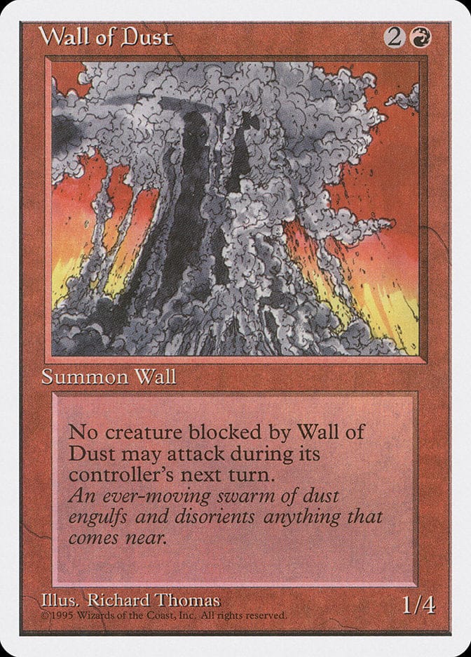 Wall of Dust [Fourth Edition] Magic: The Gathering