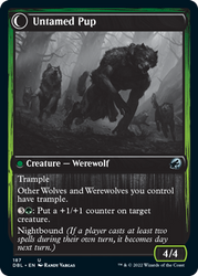 Hound Tamer // Untamed Pup [Innistrad: Double Feature] Magic: The Gathering