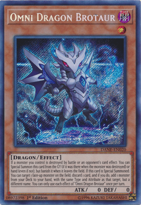 Omni Dragon Brotaur [DANE-EN020] Secret Rare - Yugioh Cards For Your TCG Needs!