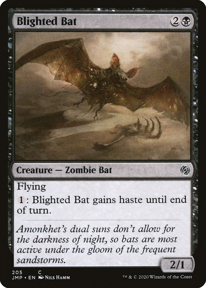 Blighted Bat [Jumpstart] Magic: The Gathering