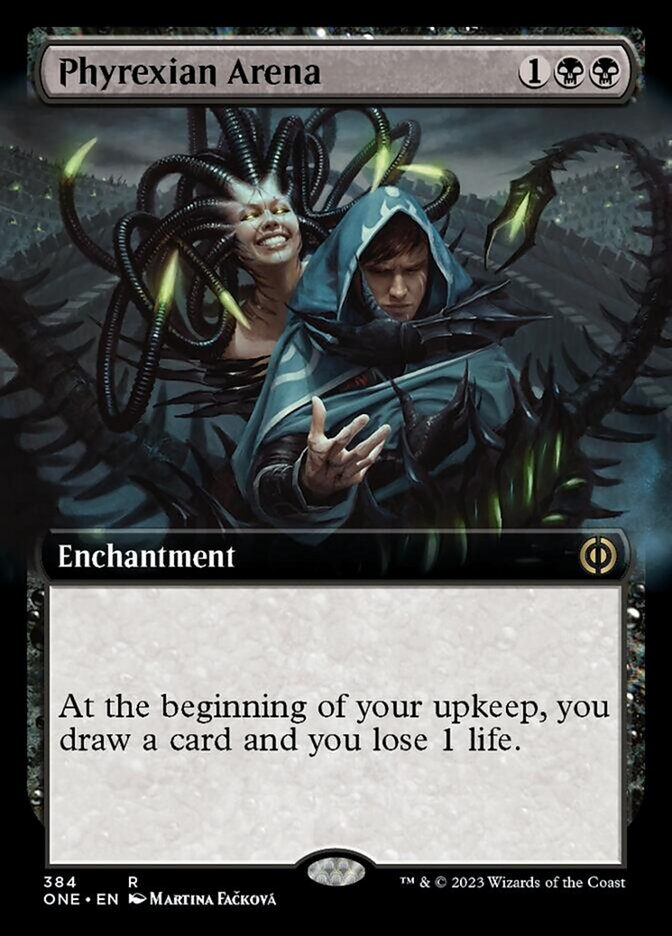 Phyrexian Arena (Extended Art) [Phyrexia: All Will Be One] Magic: The Gathering