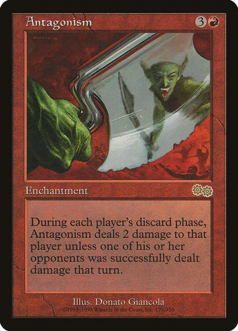 Antagonism [Urza's Saga] Magic: The Gathering