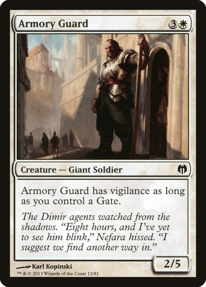 Armory Guard [Duel Decks: Heroes vs. Monsters] Magic: The Gathering