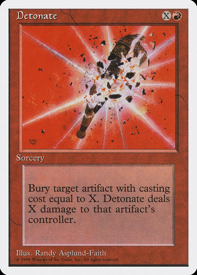 Detonate [Introductory Two-Player Set] Magic: The Gathering