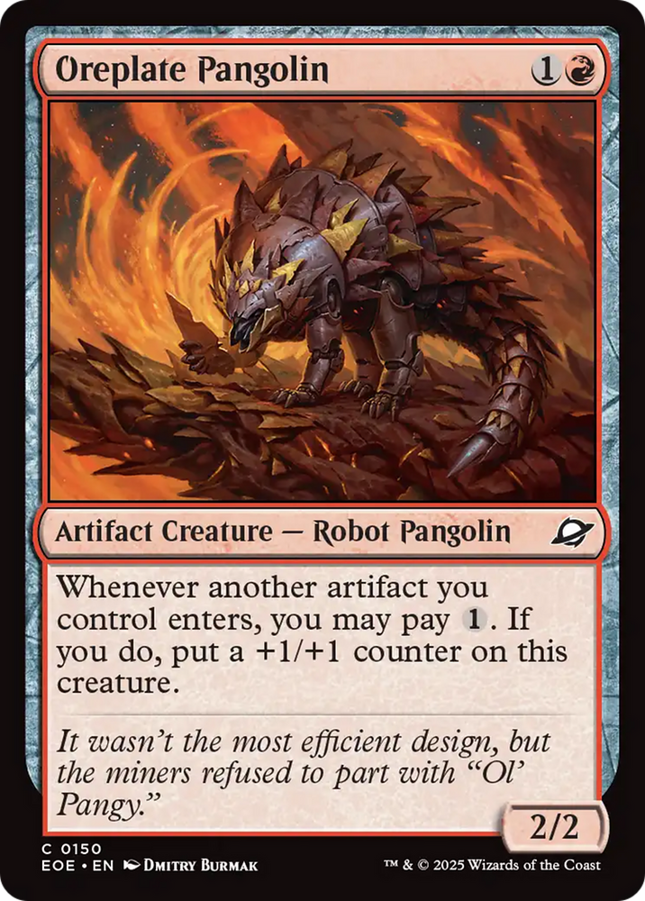 Oreplate Pangolin [Edge of Eternities] Magic: The Gathering