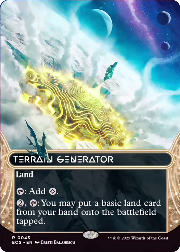 Terrain Generator (0043) (Borderless) [Edge of Eternities: Stellar Sights] Magic: The Gathering