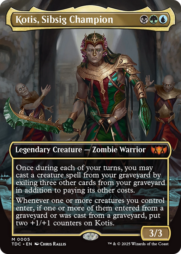 Kotis, Sibsig Champion (Borderless) [Tarkir: Dragonstorm Commander] Magic: The Gathering
