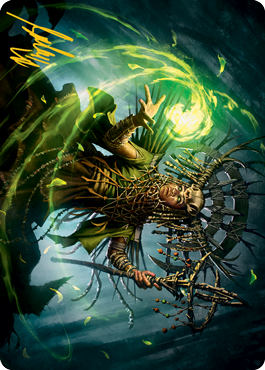 Katilda, Dawnhart Prime Art Card (Gold-Stamped Signature) [Innistrad: Midnight Hunt Art Series] Magic: The Gathering
