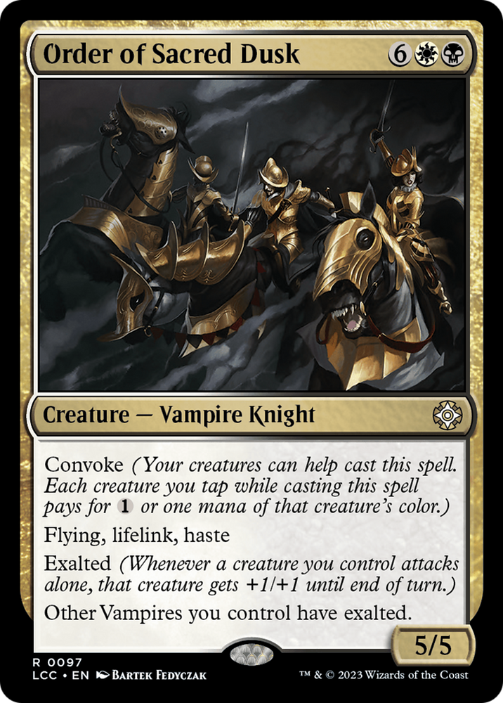 Order of Sacred Dusk [The Lost Caverns of Ixalan Commander] Magic: The Gathering