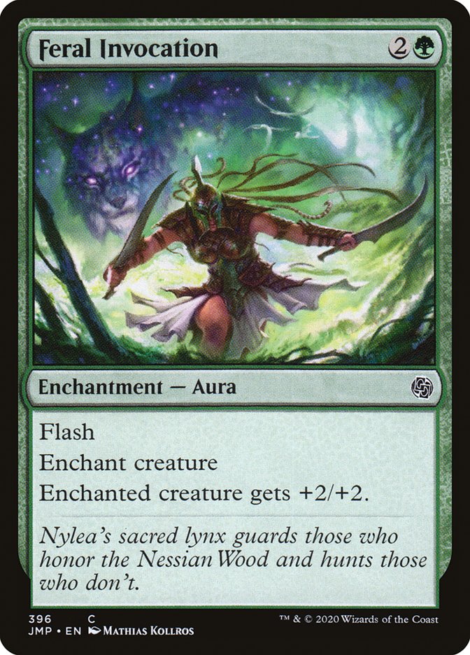 Feral Invocation [Jumpstart] Magic: The Gathering