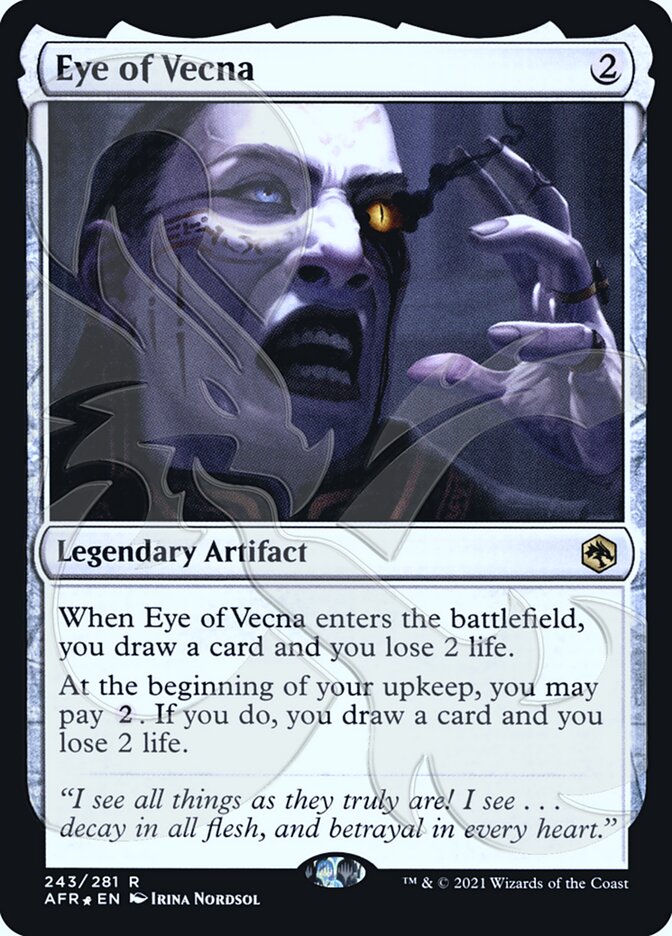 Eye of Vecna (Ampersand Promo) [Dungeons & Dragons: Adventures in the Forgotten Realms Promos] Magic: The Gathering