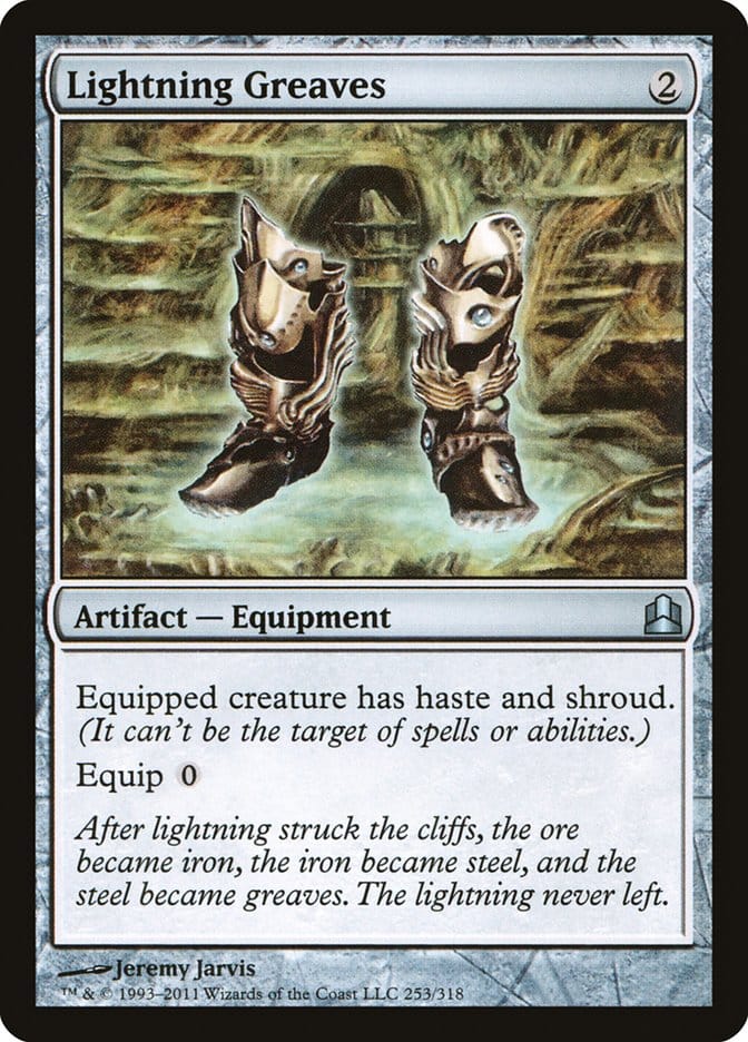 Lightning Greaves [Commander 2011] Magic: The Gathering