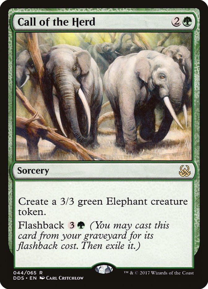 Call of the Herd [Duel Decks: Mind vs. Might] Magic: The Gathering