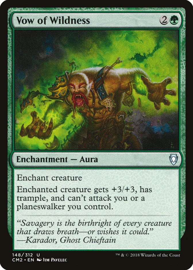Vow of Wildness [Commander Anthology Volume II] Magic: The Gathering