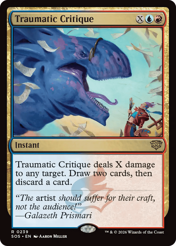 Traumatic Critique [Secrets of Strixhaven]