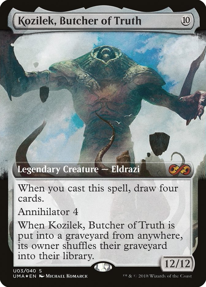Kozilek, Butcher of Truth (Topper) [Ultimate Masters Box Topper] Magic: The Gathering